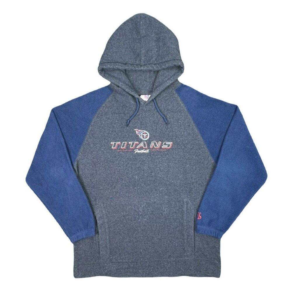 Vintage NFL Tennessee Titans Fleece Pullover Hoodie - Size XL
